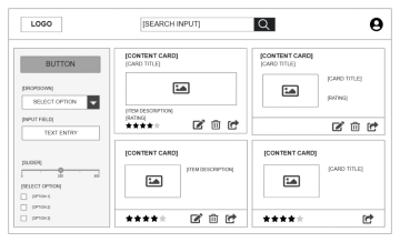 Free Interactive UI Layout Template to Edit Online