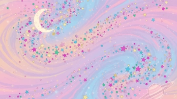 Free Dreamy Starry Gradient Aesthetic Background Template to Edit Online