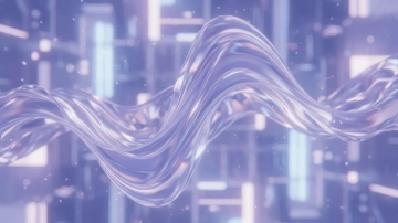 Free Lavender Fluid Wave Aesthetic Background Template to Edit Online