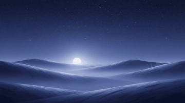 Free Starry Night Over Hills Nature Background Template to Edit Online
