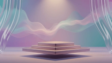 Free 3D Modern Stage Background Template to Edit Online