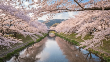 Free Cherry Blossom Spring Background Template to Edit Online