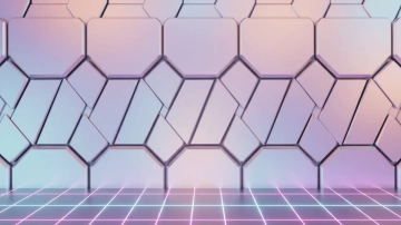 Free 3D Matte Metal Panel Background Template to Edit Online