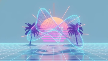 Free 3D Abstract Wireframe Background Template to Edit Online