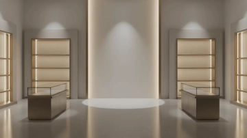 Free 3D Retail Display Background Template to Edit Online