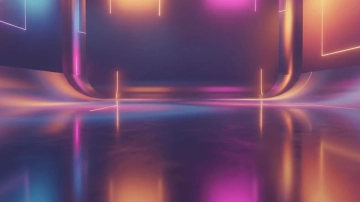 Free 3D Reflective Floor Background Template to Edit Online