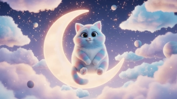 Free 3D Cartoon Character Background Template to Edit Online