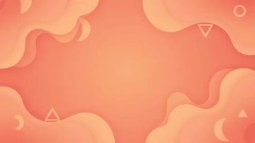 Free Coral Sunset Minimal Shape Aesthetic Background Template to Edit Online