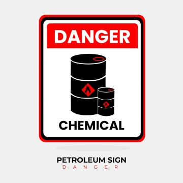 Free Petroleum Danger Sign Clip Art Template to Edit Online
