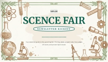 Free Science Fair Newsletter to Edit Online