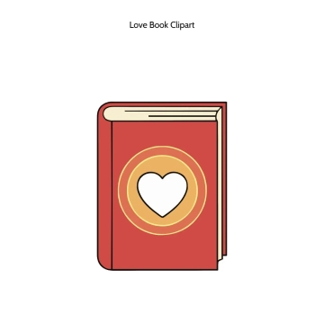 Free Love Book Vector Clipart (PNG, SVG) to Edit Online