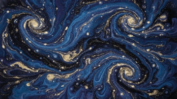 Free Cosmic Galaxy Paint Flow Art Background Template to Edit Online