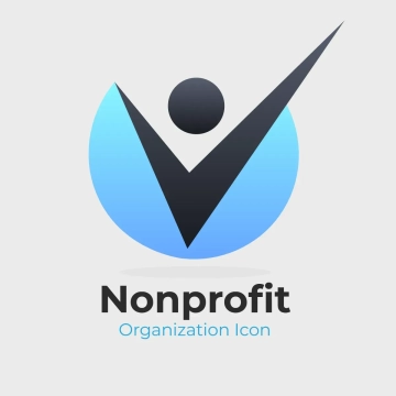 Free Nonprofit Organization Simple Icon Sign Clip Art Template to Edit Online