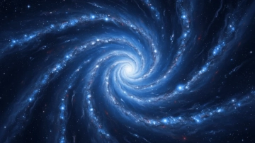 Free Galaxy Blue Background Template to Edit Online
