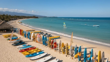 Free Beach Water Sports Background Template to Edit Online