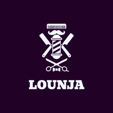 Free Barber Lounge Logo to Edit Online