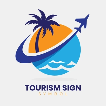 Free Tourism Symbol Sign Clip Art Template to Edit Online