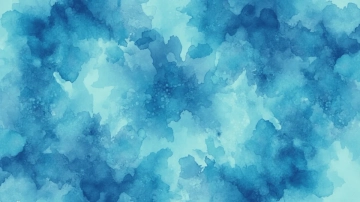 Free Watercolor Bloom Texture Blue Background Template to Edit Online