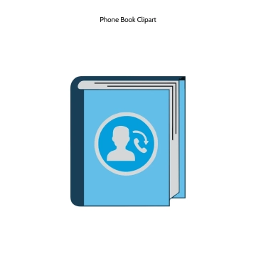 Free Phone Book Vector Clipart (PNG, SVG) to Edit Online