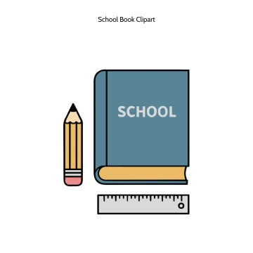 Free School Book Vector Clipart (PNG, SVG) to Edit Online