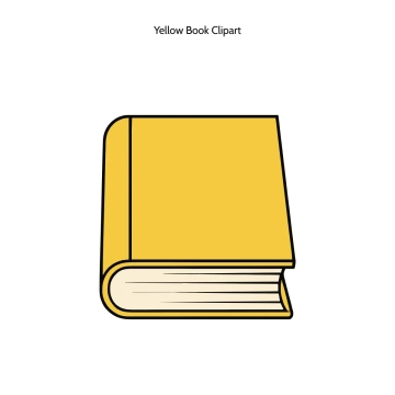 Free Yellow Book Vector Clipart (PNG, SVG) to Edit Online