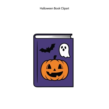 Free Halloween Book Vector Clipart (PNG, SVG) to Edit Online