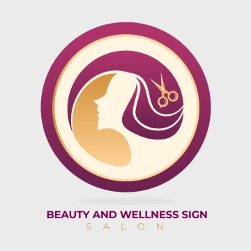 Free Beauty And Wellness Salon sign Clip Art Template to Edit Online