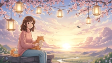 Free Girl Cute Background Template to Edit Online