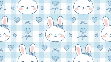 Free Blue Cute Background Template to Edit Online