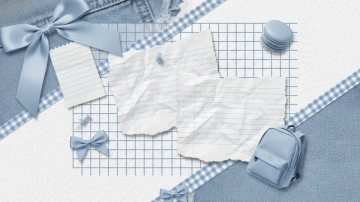 Free Cute Blue Vintage Background Template to Edit Online