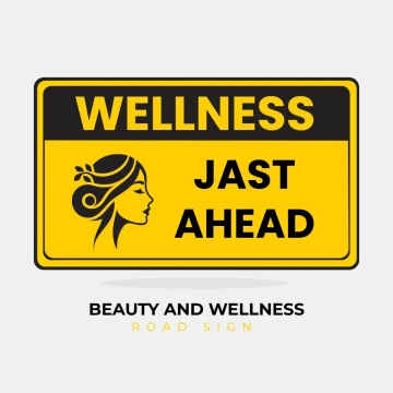 Free Beauty And Wellness Road Sign Clip Art Template to Edit Online