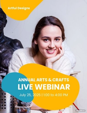 Live Webinar Invitation Flyer Template