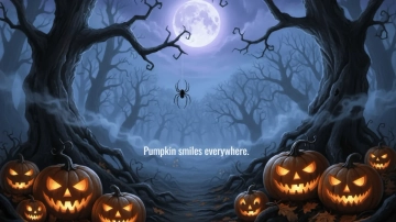 Free Cute Holloween Background Template to Edit Online