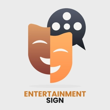 Free Entertainment Sign Clip Art Template to Edit Online