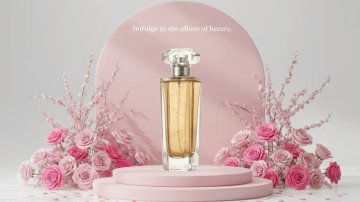 Free Beautiful Pink Podium Background Template to Edit Online