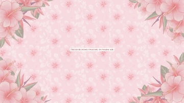 Free Tropical Bloom Leaf Pink Background Templatet to Edit Online