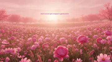 Free Light Leak Floral Pink Background Template to Edit Online