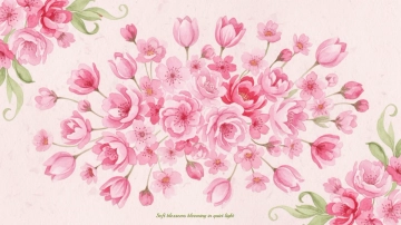 Free Spring Blossom Pink Background Template to Edit Online