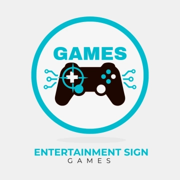 Free Entertainment Games Sign Clip Art Template to Edit Online