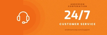 Free Customer Service Email Header Template to Edit Online