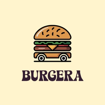 Free Burger Food Truck Logo to Edit Online