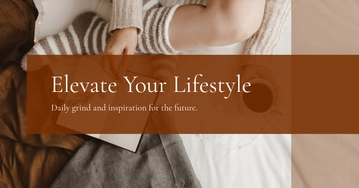Free Lifestyle Blog Banner Template to Edit Online