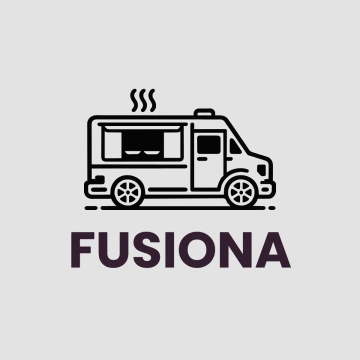 Free Fusion Food Truck Logo to Edit Online