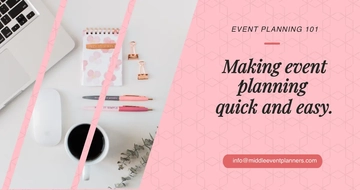 Free Event Planner Blog Banner Template to Edit Online