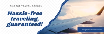 Free Travel Email Header Template to Edit Online