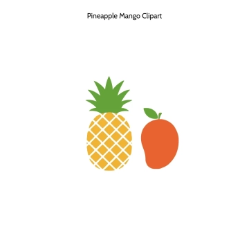 Free Pineapple Mango Vector Clipart (PNG, SVG) to Edit Online