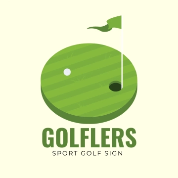 Free Sport Golf Sign Clip Art Template to Edit Online