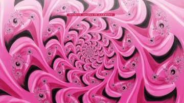 Free Fractal Art Pink Background Template to Edit Online