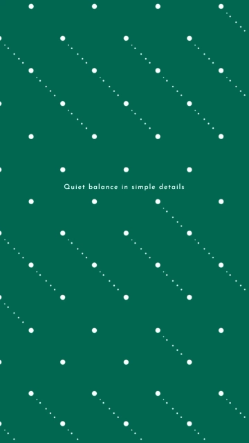 Free Dotted Minimal Pattern Green Background Template to Edit Online