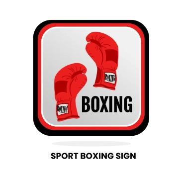 Free Sport Boxing Sign Clip Art Template to Edit Online